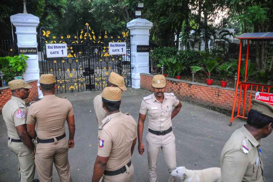 Petrol bomb hurled outside Raj Bhavan in Chennai