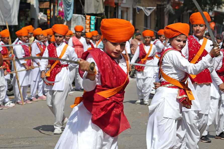 Arya Samaj procession in Beawar