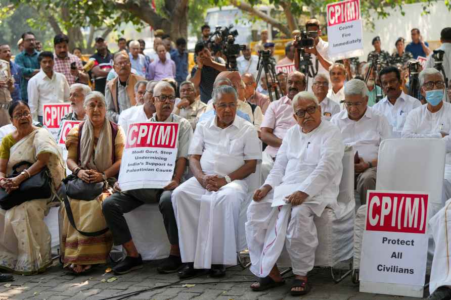 CPI(M) protest over Israel-Palestine conflict