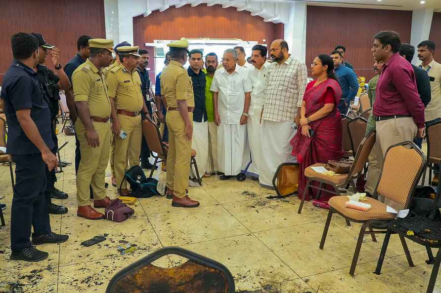 Kochi explosion: Kerala CM visits explosion site