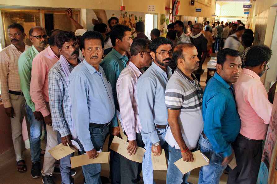 Chhattisgarh polls: Polling officials cast vote