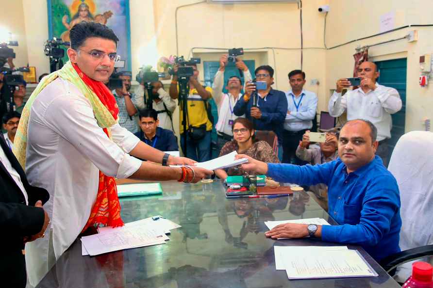 Sachin Pilot files nomination