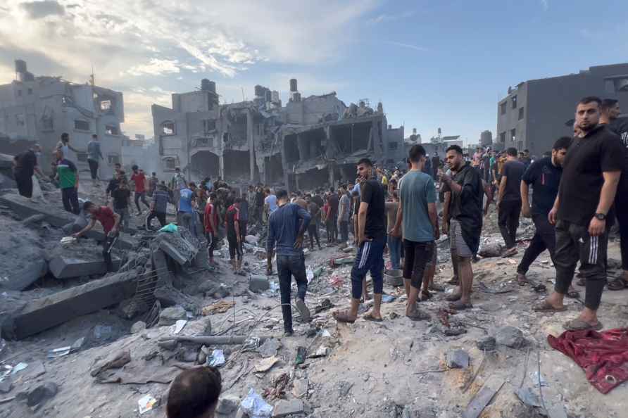 Israeli airstrike at refugee camp in Gaza