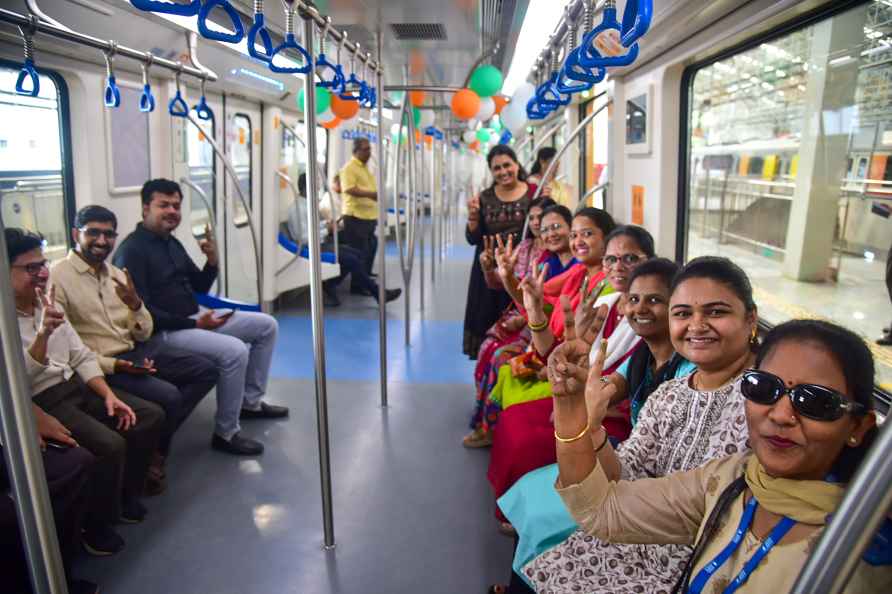 Line No 1 from Belapur metro to Pendhar was opened