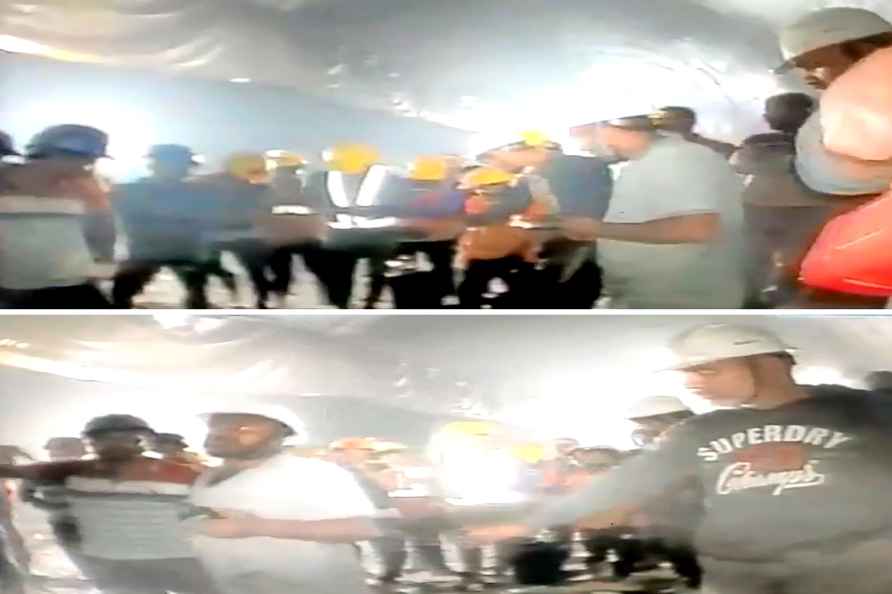 Silkyara Tunnel collapse: Visuals of workers