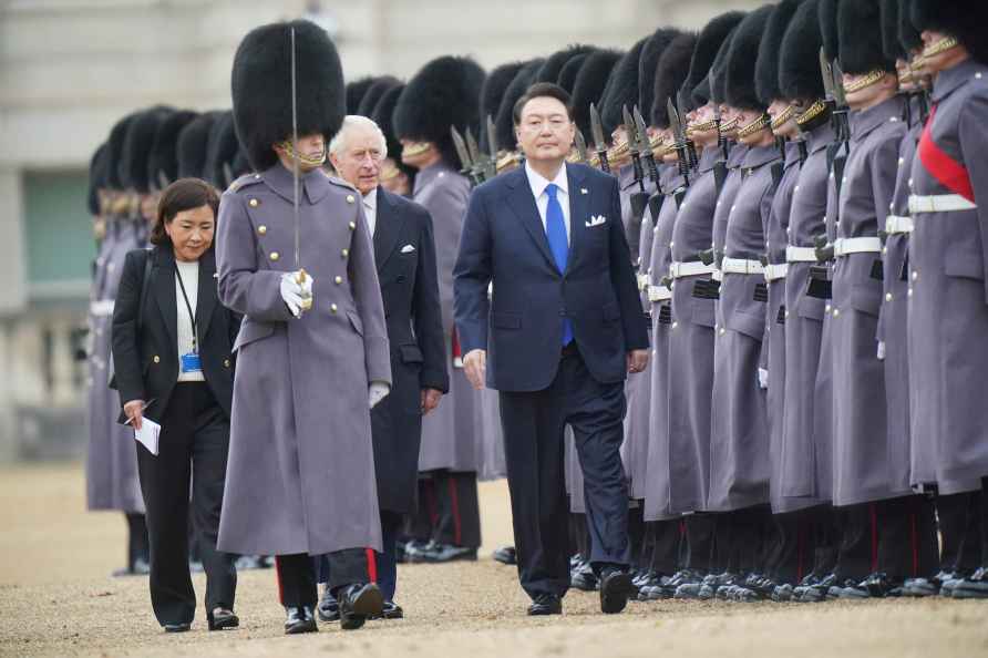 President of South Korea Yoon Suk Yeol in UK