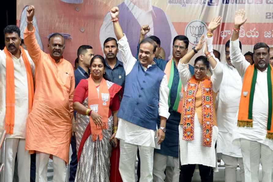 CM Himanta Biswa Sarma in Telangana