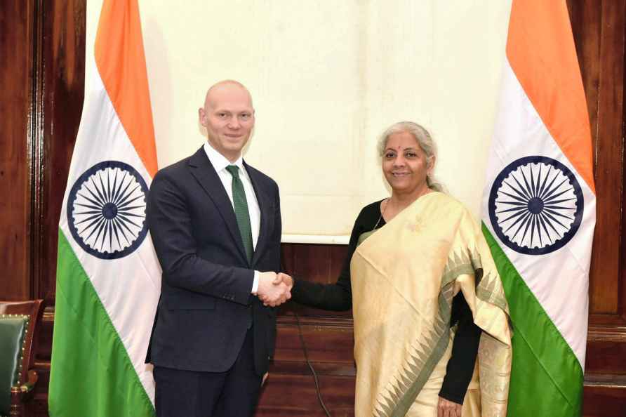 FM Sitharaman with Niklas Wykman