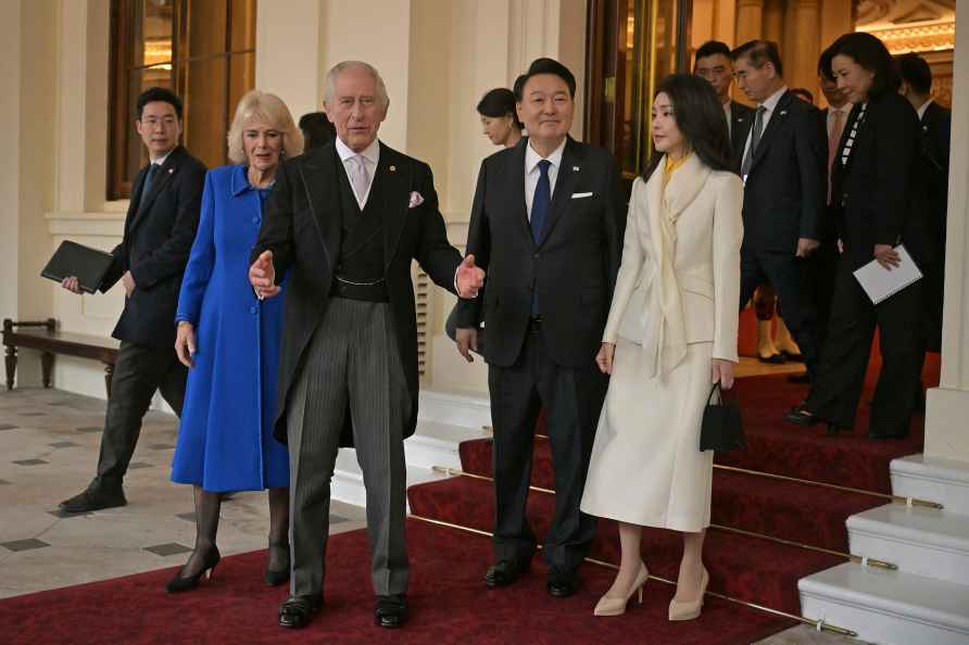 King Charles III, Queen Camilla, Yoon Suk Yeol,Kim Keon Hee