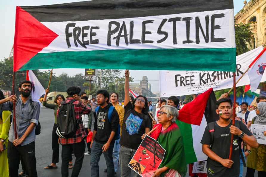 Kolkata protest in solidarity with Palestine