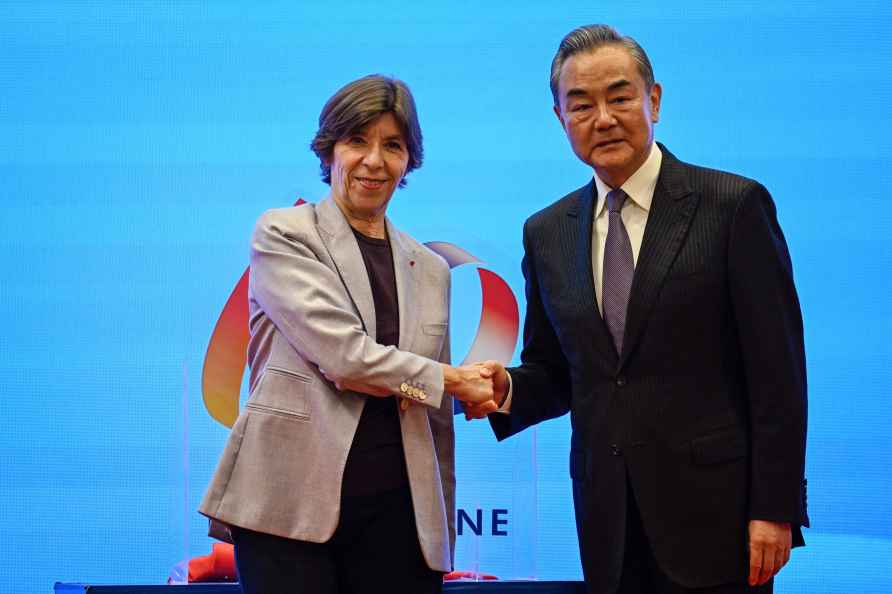 Wang Yi, Catherine Colonna