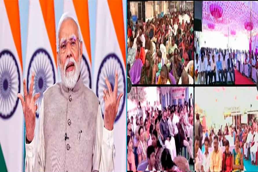 PM addresses Viksit Bharat Sankalp Yatra beneficiaries