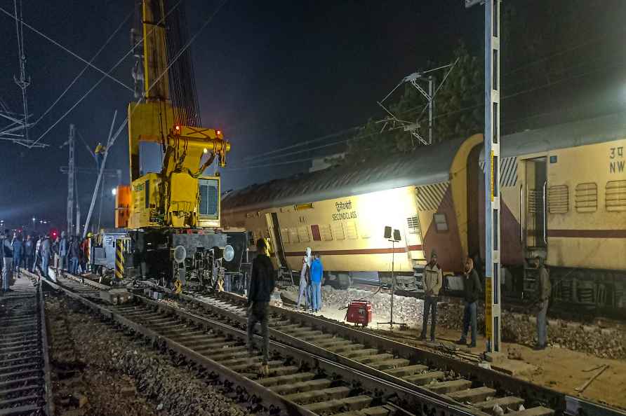 Train coaches derail in Bikaner district