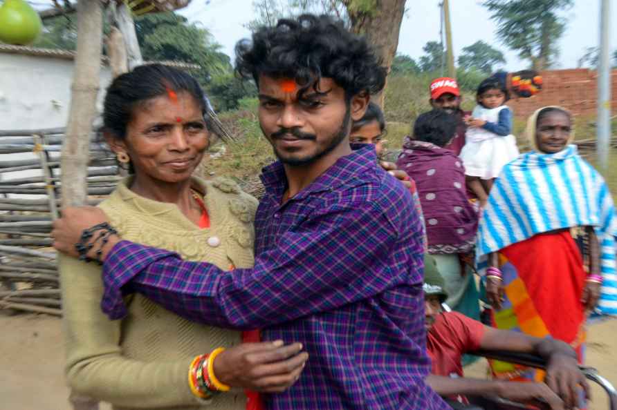 Rescued worker Rajendra Bediya in Ranchi
