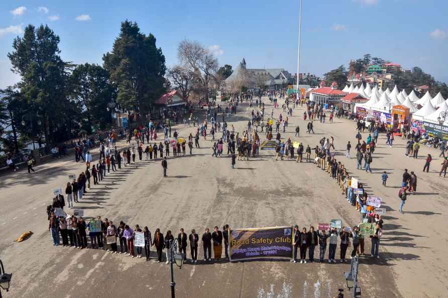 Road safety awareness rally in Shimla