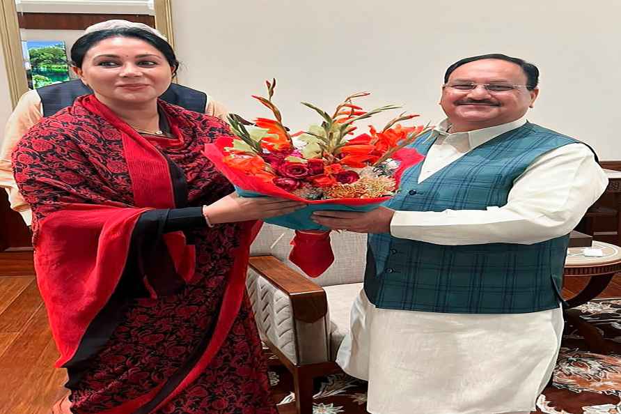 Diya Kumari meets JP Nadda