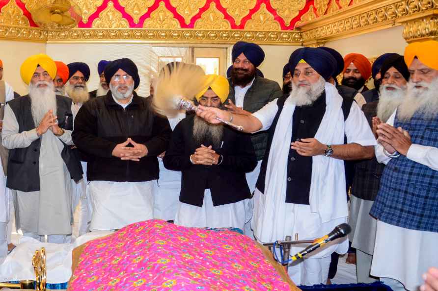 Sukhbir Singh Badal in Amritsar