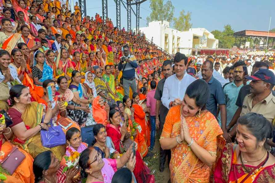 Navneet Rana at Maha Shivpuran Katha