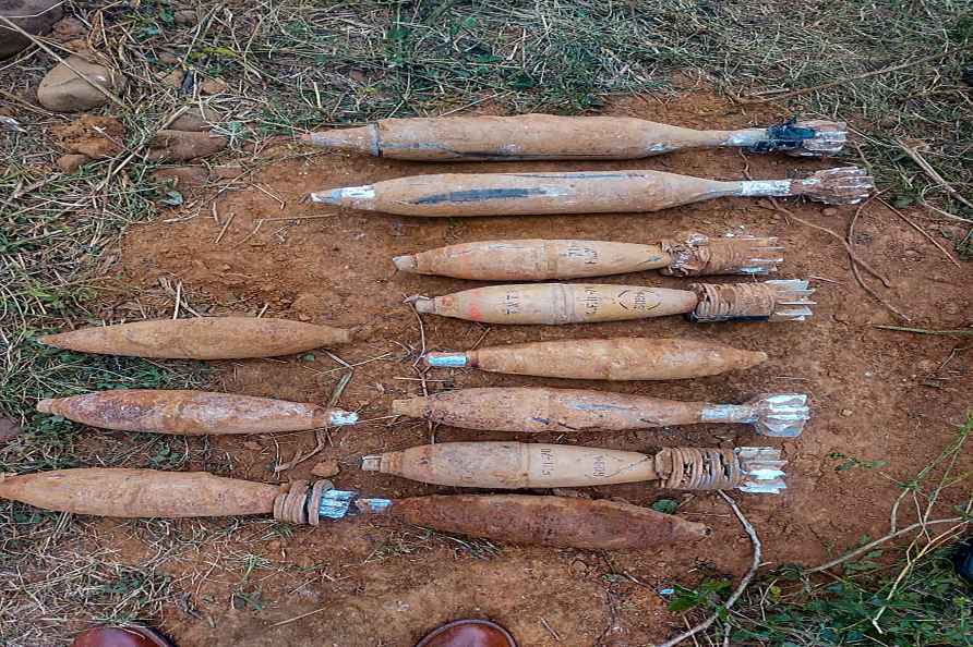 Eight old mortar shells detected in Jammu