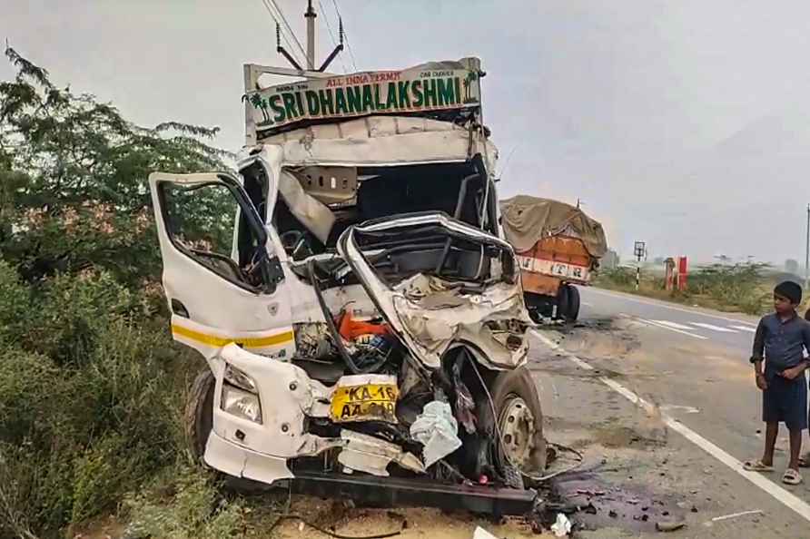 Road accident in Ananthapuramu