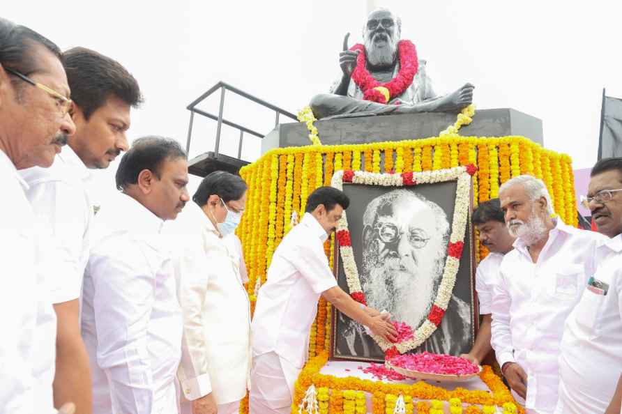 Thanthai Periyar's death anniversary