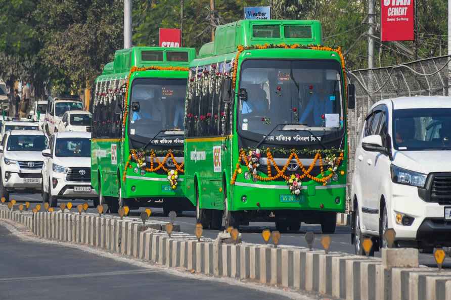 Assam CM flags off electic buses