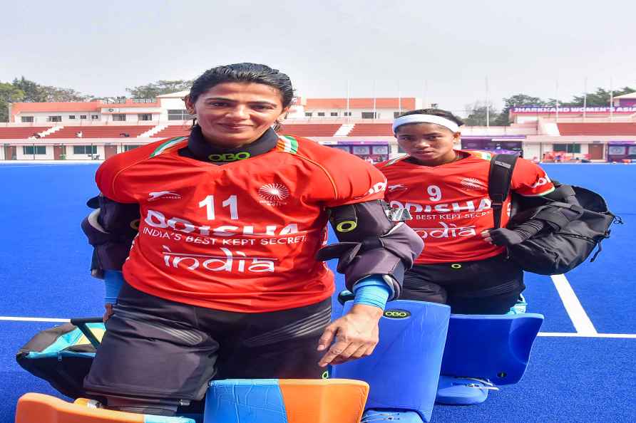 Indian women hockey team in Ranchi