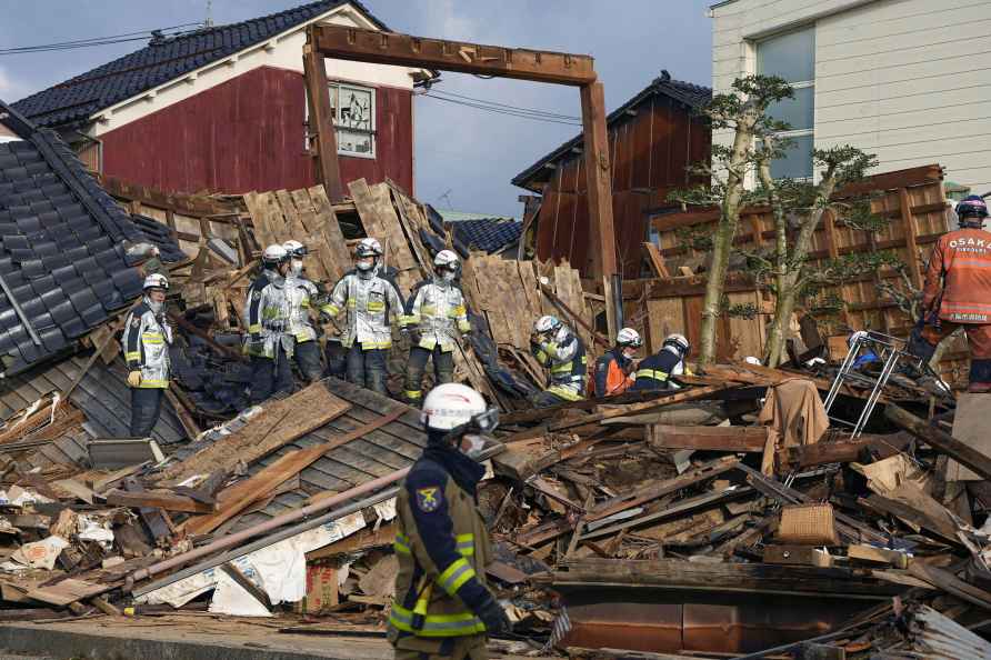 Rescue operation in Wajima