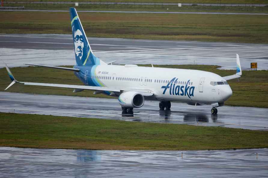 Alaska Airlines ground after section damaged