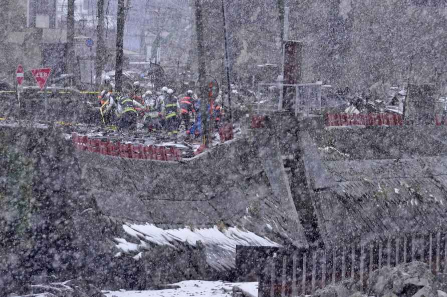 Rescue operation in Japan's Wajima