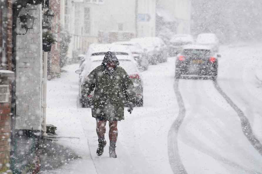 Snow flurry in Lenham