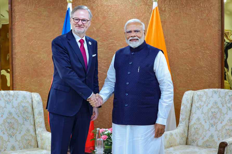 PM Modi meets PM of Czech Republic