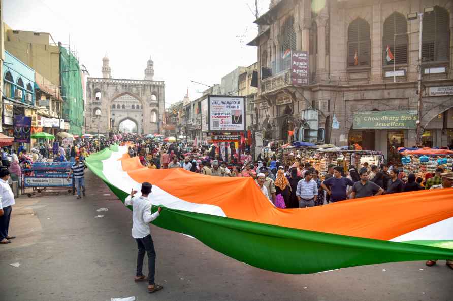 Tiranga Yatra on R-Day eve in Hyderabad