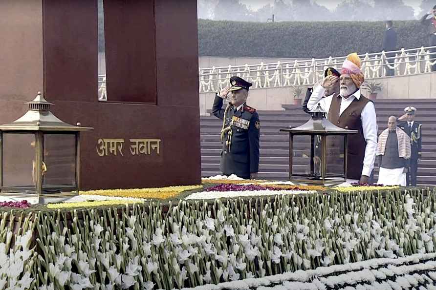 PM Modi pays homage at National War Memorial