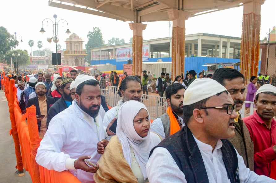 Devotees visit Ram Mandir in Ayodhya