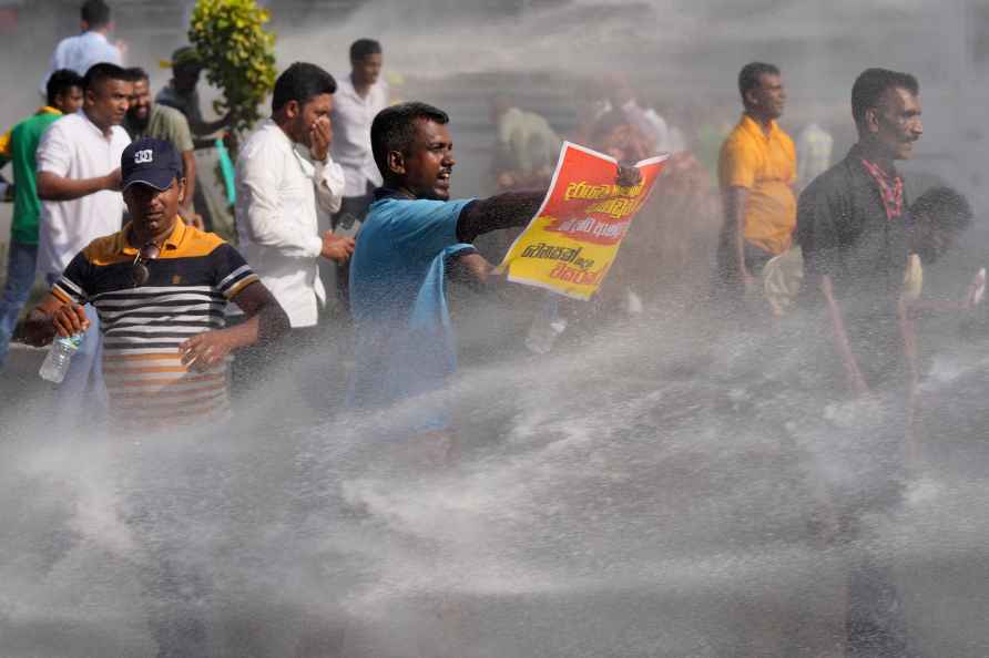 Sri Lanka's main opposition protest rally