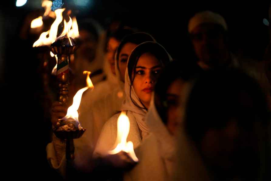 Celebrations of ancient mid-winter Sadeh festival