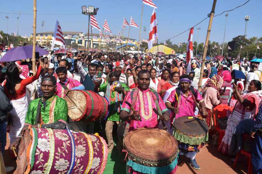 Tribals protest in Ranchi