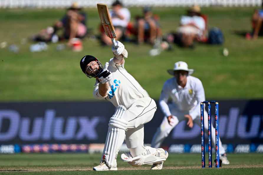 The first cricket test between New Zealand and South Africa