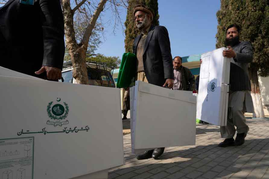 General elections, in Islamabad, Pakistan