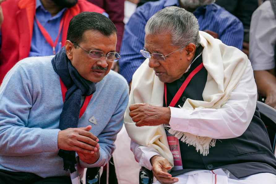 LDF protest at Jantar Mantar in Delhi