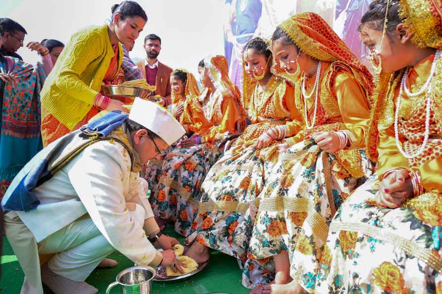 Pushkar Dhami at Nanda-Gaura Mahotsav