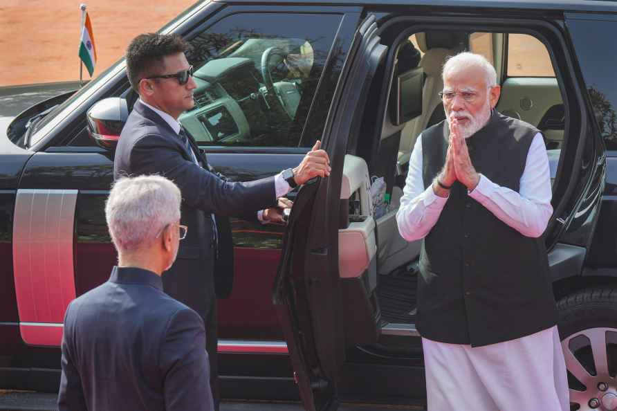 PM Modi at Rashtrapati Bhavan