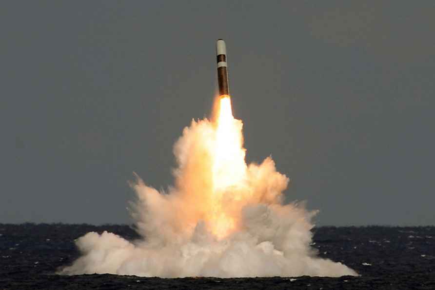 Unarmed Trident II (D5) ballistic missile