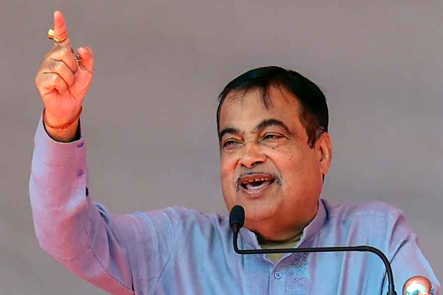 Nitin Gadkari in Belagavi