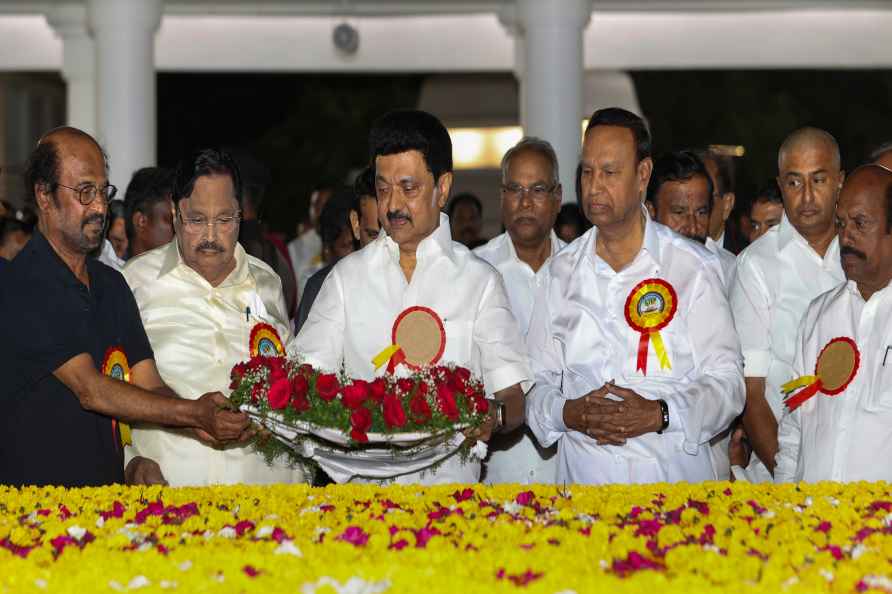 Inauguration of CN Annadurai, M. Karunanidhi memorial