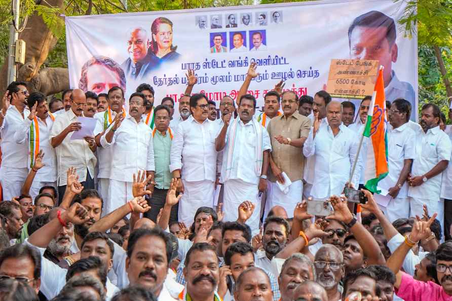 TN Congress protest in Chennai