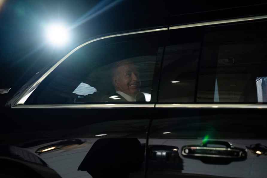 Joe Biden departs White House