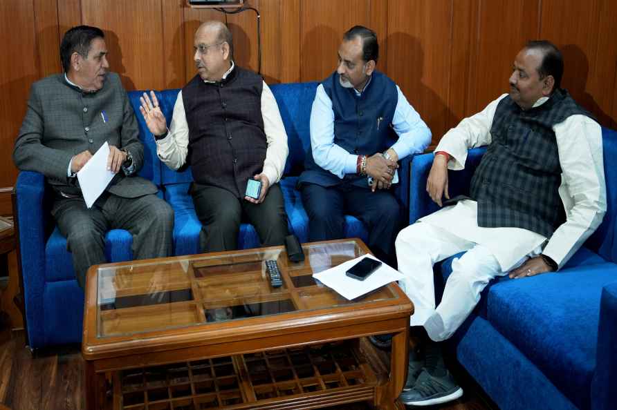 BJP MLAs at Delhi Assembly after suspension revoked