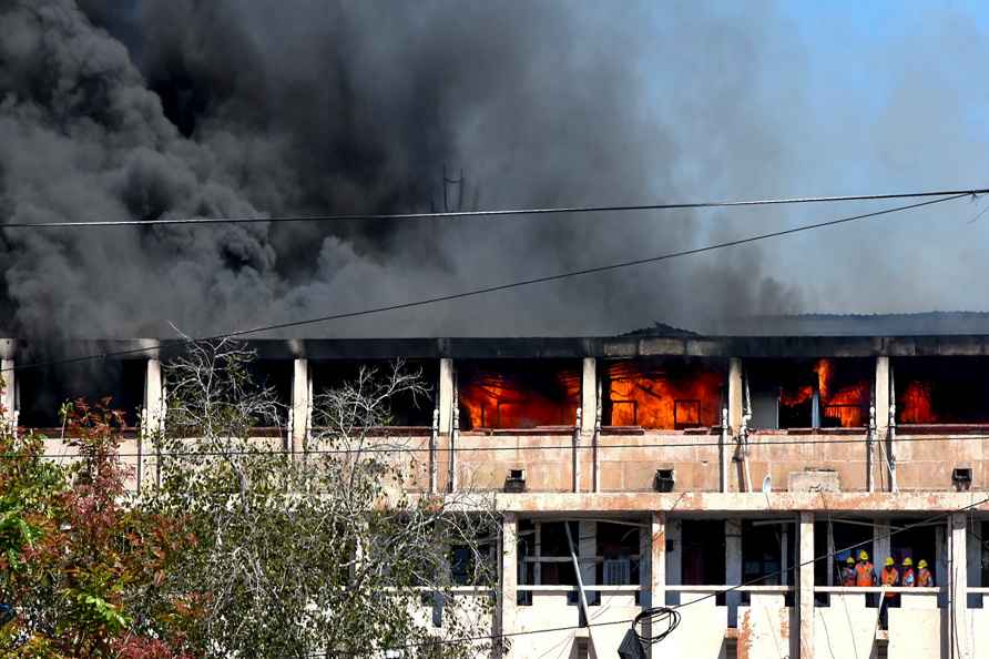 Fire breaks out at MP secretariat